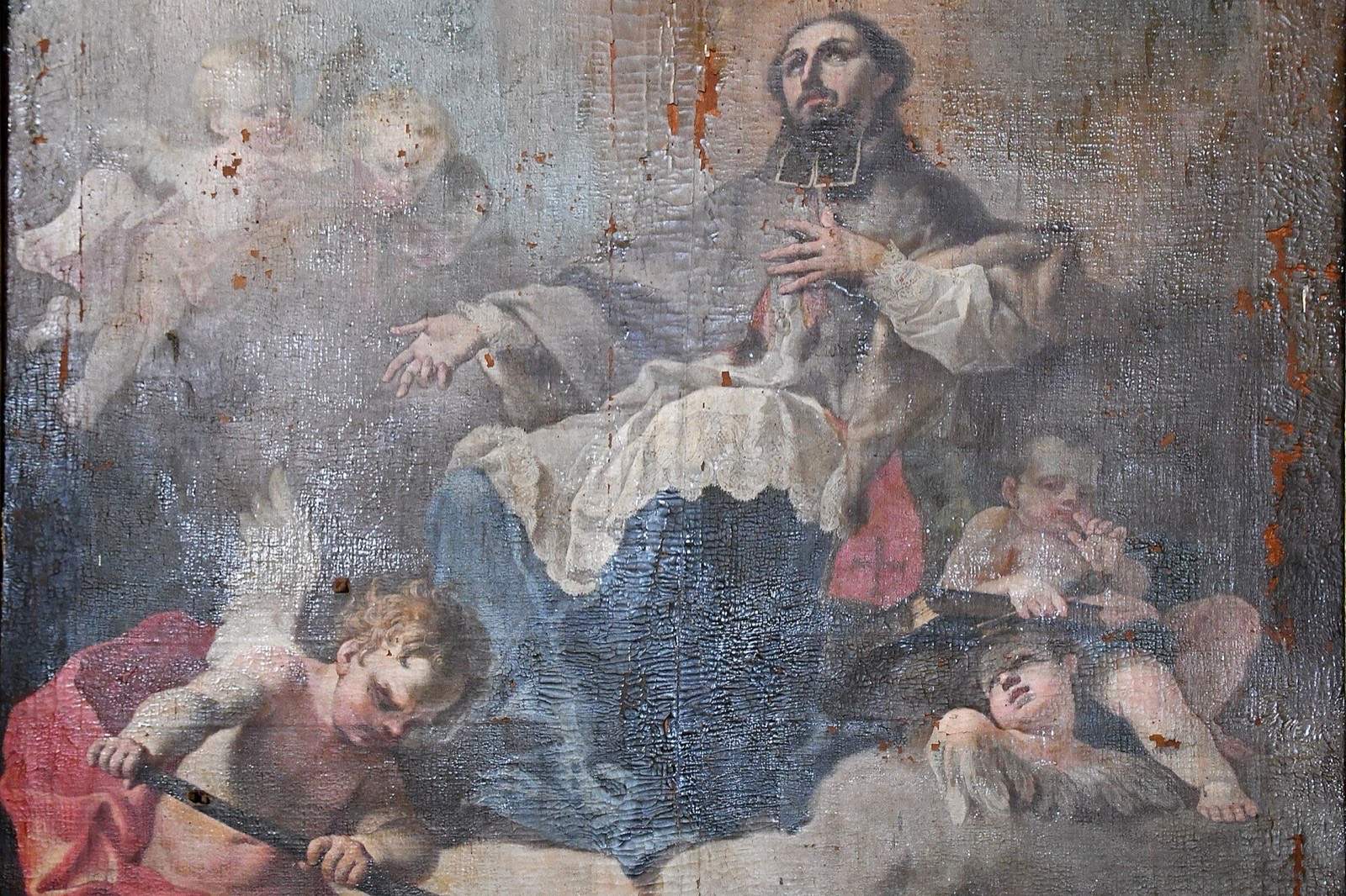 Pictura de pe altarul Sfântului Ioan Nepomuk